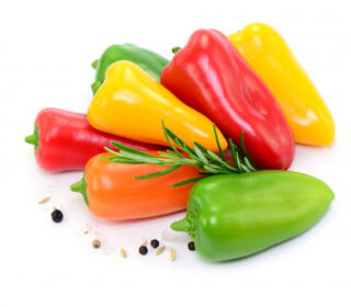 Mini poivrons tricolores – فلفل صغير